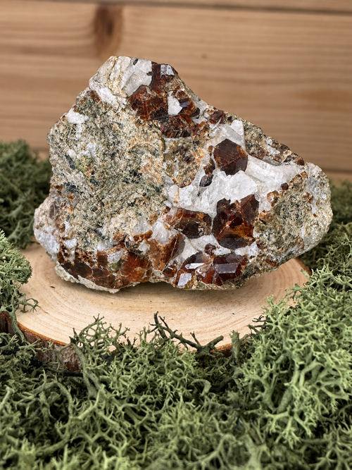 Andradite Garnet with Epidote & Diopside