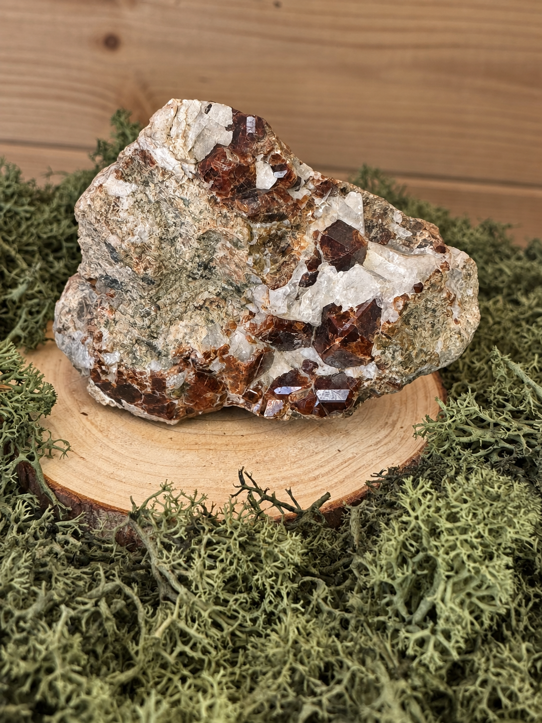 507g Andradite Garnet mineral specimen from Marki Khel, Afghanistan
