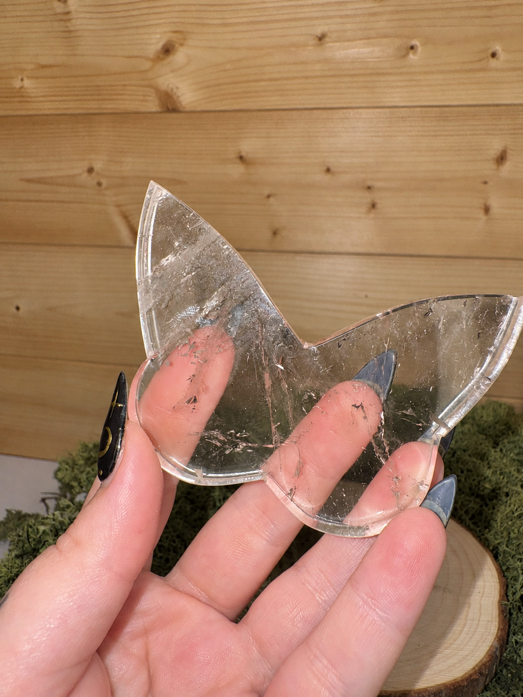 High Grade Brazilian Smoky Quartz Butterfly