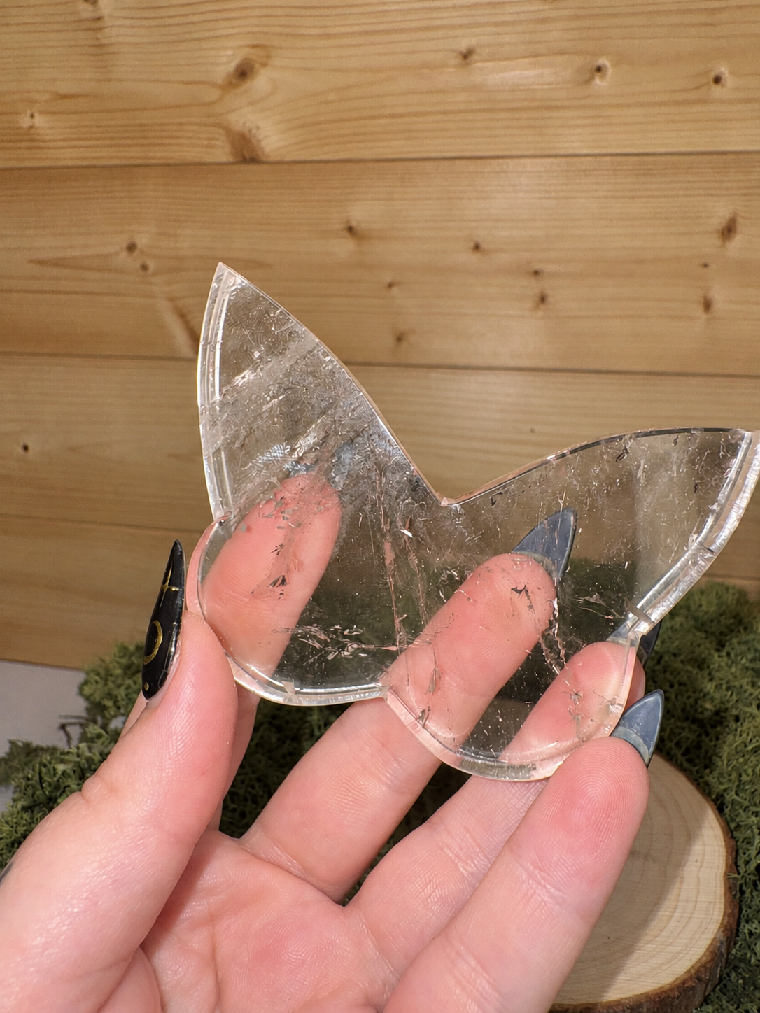 High Grade Brazilian Smoky Quartz Butterfly