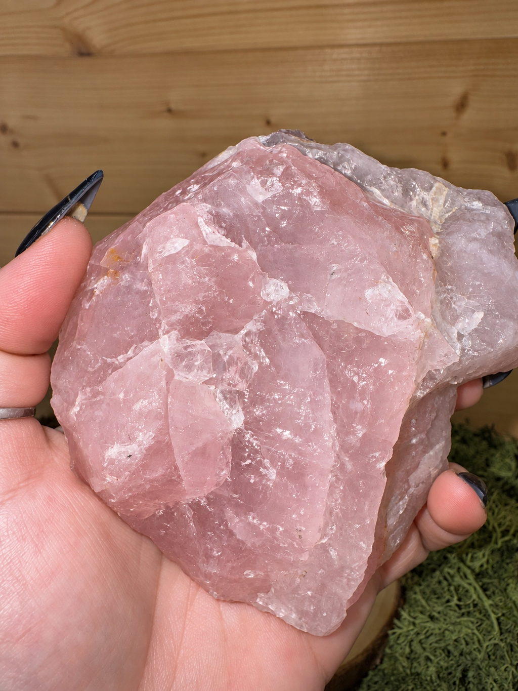 Raw Rose Quartz Chunk