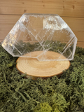 True Selenite slab A 209g self standing transparent gypsum crystal